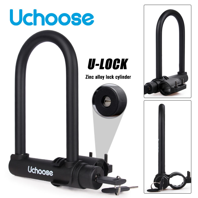 U Lock Heavy Duty - Ciclismo negrito bicicleta u bloqueio de