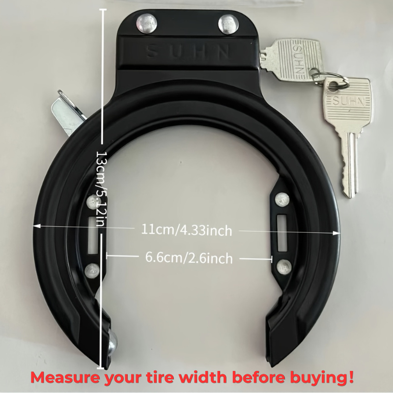 U Lock Heavy Duty - Cadeado de Bicicleta para Exterior Tipo