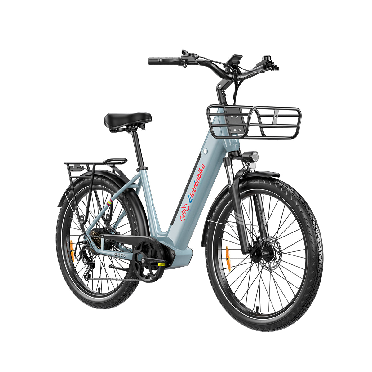 Commuter Biking - ELETRONBIKE OC26 Motor Traseiro de Liga