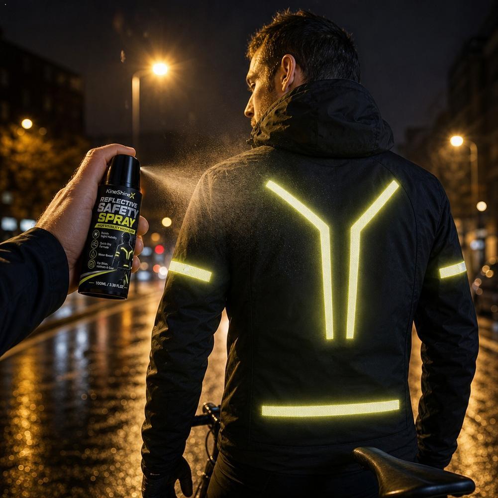 Cycling Commute Clothes - Spray Refletivo Noturno de Segurança, Tinta