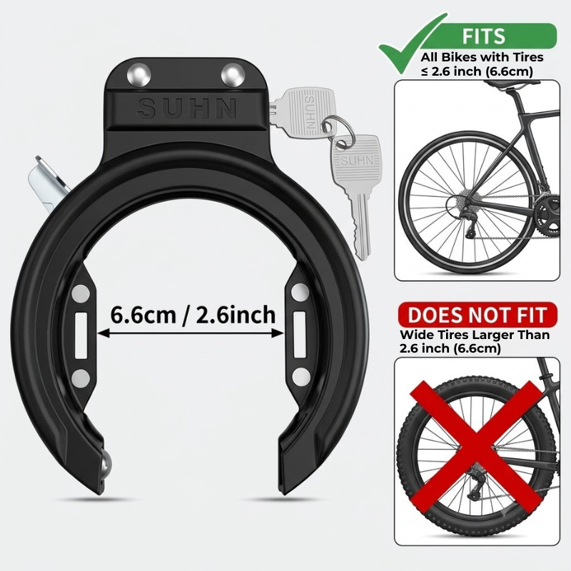 Cadeado de Bicicleta para Exte - U Lock Heavy Duty avaliação e preço