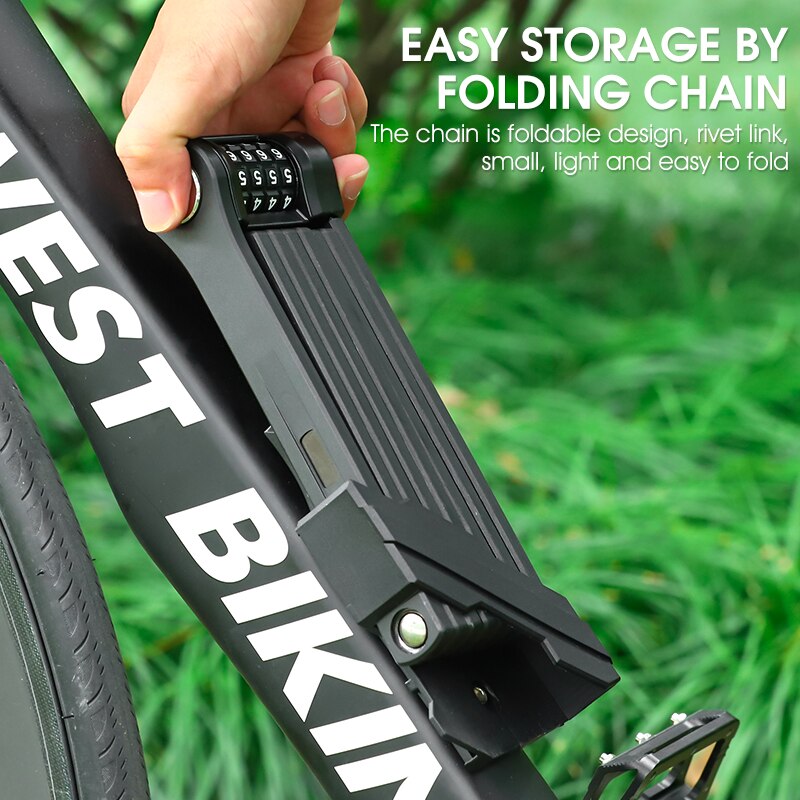 West Biking-Bicicleta Folding  - U Lock Heavy Duty avaliação e preço