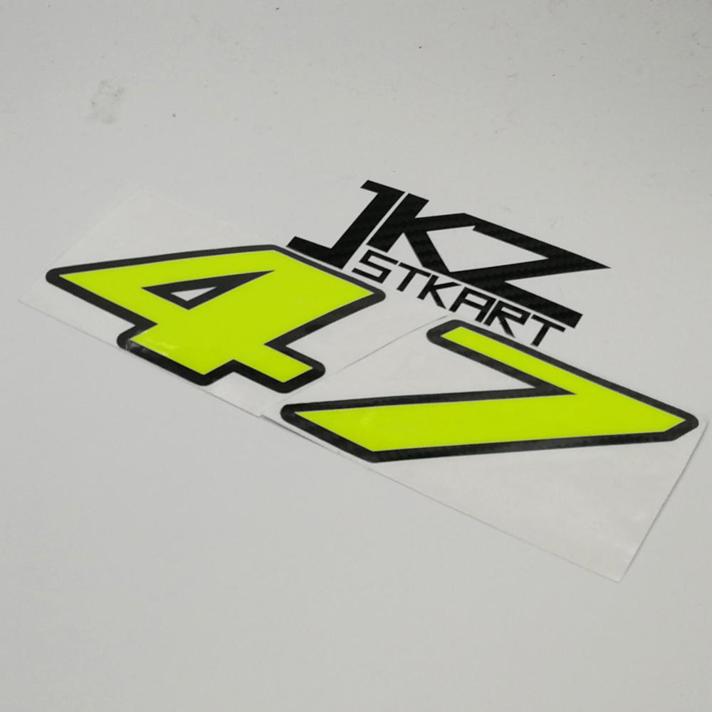 Adesivo de Número Neon JKZ STK - Cycling Quote avaliação e preço