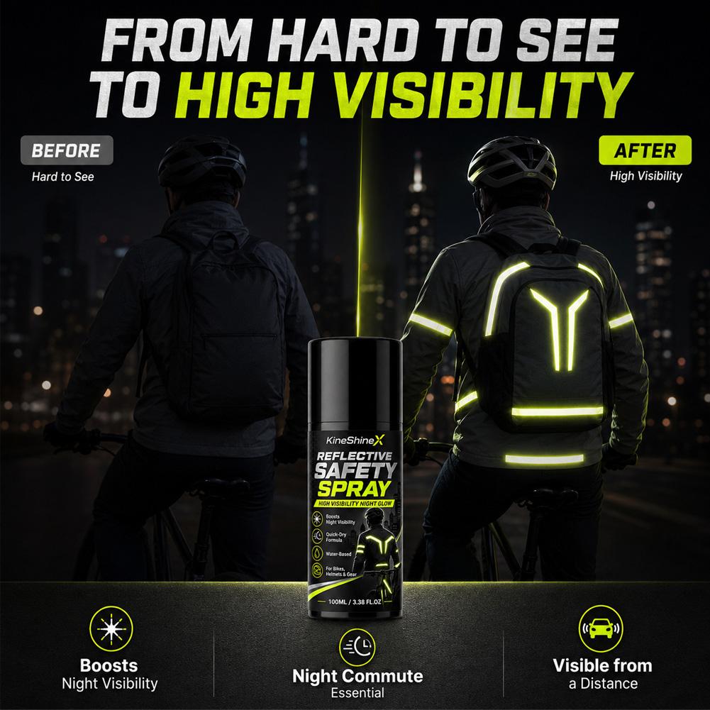 Spray Refletivo Noturno de Seg - Cycling Commute Clothes avaliação e preço